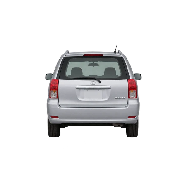 Toyota Raum 2000 en plateado, vista trasera