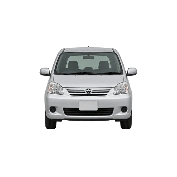 Toyota Raum 2010 en plateado, vista frontal
