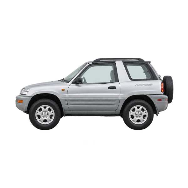 Toyota RAV4 Funcruiser 1995 argent, vue côté (vers la gauche)