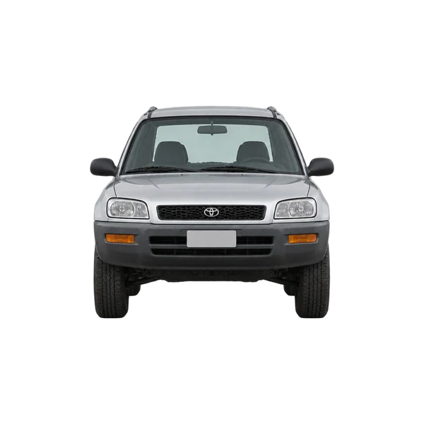 Toyota RAV4 1995 باللون فضي، منظر أمامي
