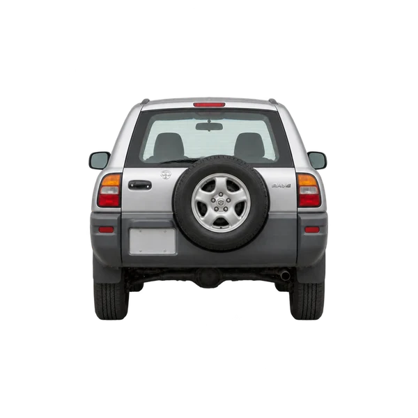 silver 1997 Toyota RAV4 rear view