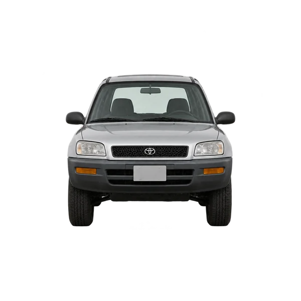 2000 Toyota RAV4 in Silber, Ansicht: Front