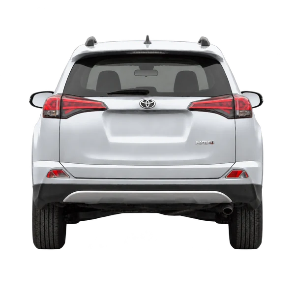 Toyota RAV4 2016 en plateado, vista trasera
