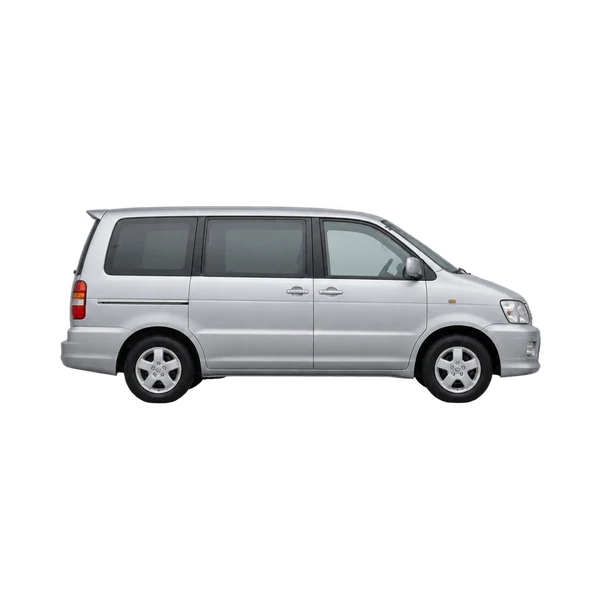 Toyota Regius 2005 باللون فضي، منظر منظر جانبي (باتجاه اليمين)
