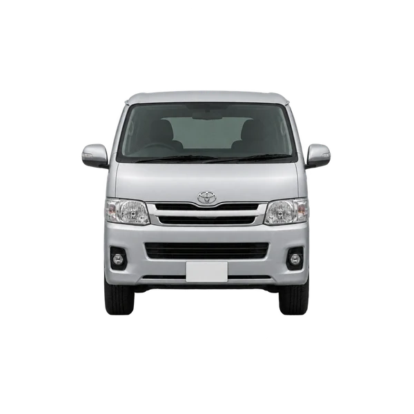 Toyota Regius 2015 باللون فضي، منظر أمامي