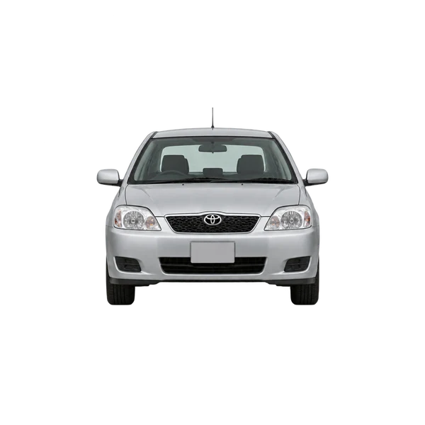 2005 Toyota Runx in Silber, Ansicht: Front