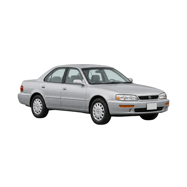 Toyota Scepter 1995 باللون فضي، منظر منظر أمامي بزاوية ثلاثة أرباع (متجه لليسار)