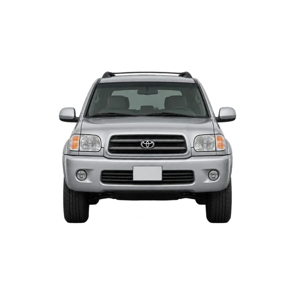Toyota Sequoia 2000 en plateado, vista frontal