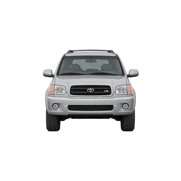 Toyota Sequoia 2003 en plateado, vista frontal