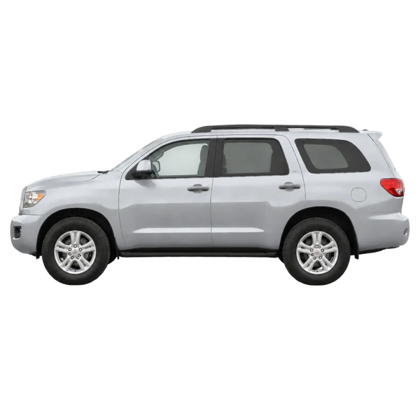 2011 Toyota Sequoia in Silber, Ansicht: Seite (nach links gerichtet)