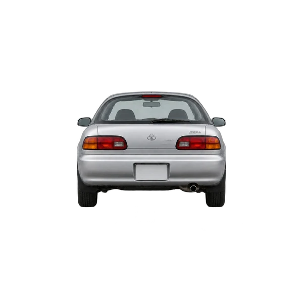 Toyota Sera 1995 en plateado, vista trasera