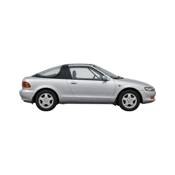 Toyota Sera 1995 en plateado, vista lateral (hacia la derecha)