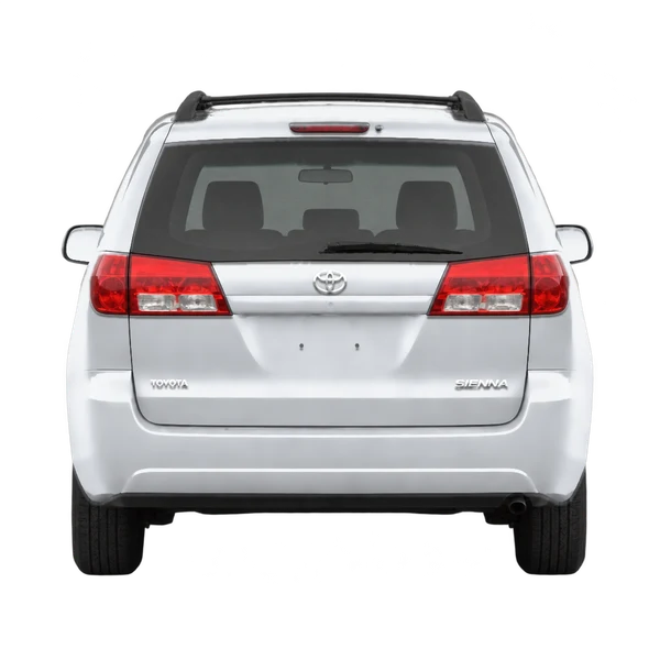 2005 Toyota Sienna in Silber, Ansicht: Heck