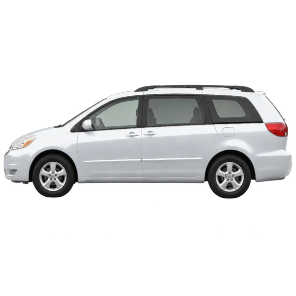 2005 Toyota Sienna in Silber, Ansicht: Seite (nach links gerichtet)