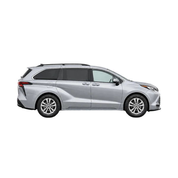 2027 Toyota Sienna in Silber, Ansicht: Seite (nach rechts gewandt)