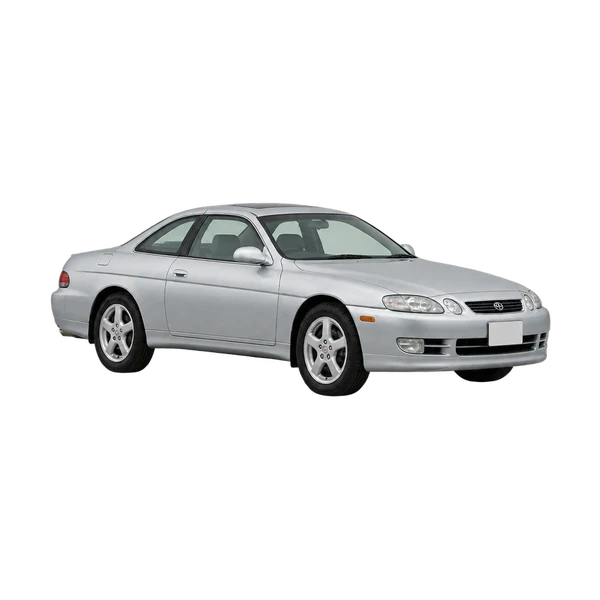 2000 Toyota Soarer in Silber, Ansicht: Dreiviertelansicht vorne (nach links gerichtet)