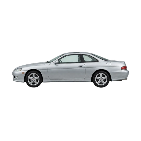 2000 Toyota Soarer in Silber, Ansicht: Seite (nach links gerichtet)