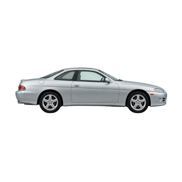 2000 Toyota Soarer in Silber, Ansicht: Seite (nach rechts gewandt)