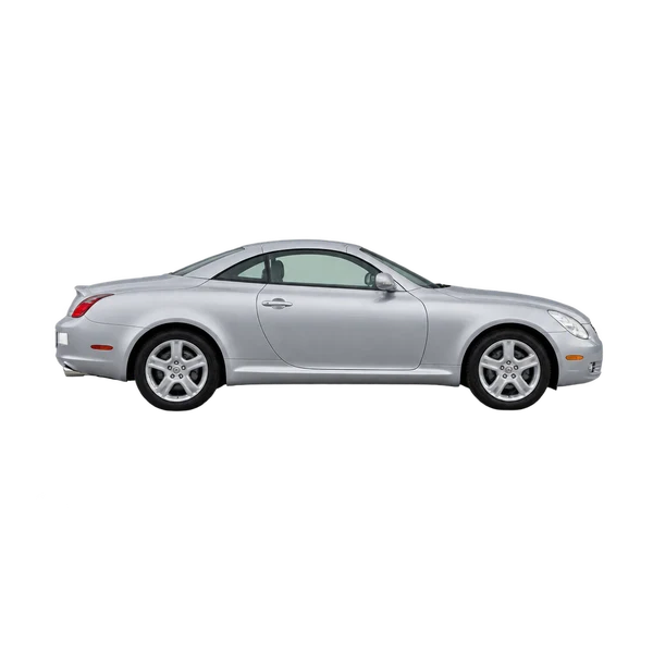 Toyota Soarer 2005 باللون فضي، منظر منظر جانبي (باتجاه اليمين)