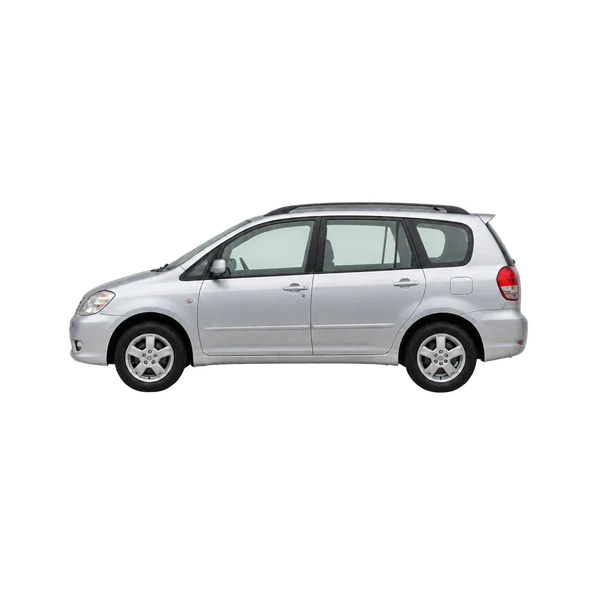2005 Toyota Spacio in Silber, Ansicht: Seite (nach links gerichtet)