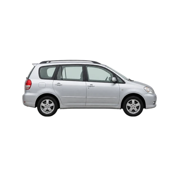 2005 Toyota Spacio in Silber, Ansicht: Seite (nach rechts gewandt)