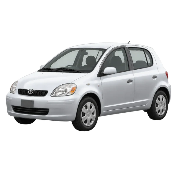 Toyota Sparky 2001 argent, vue trois-quarts avant (orienté vers la gauche)