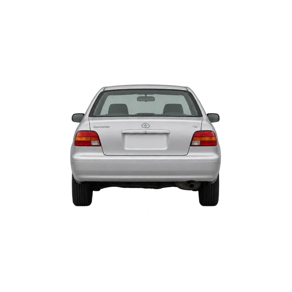 Toyota Sprinter 2000 prata, vista traseira