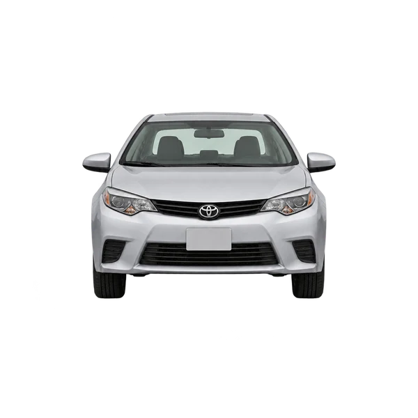 Toyota Sprinter 2015 en plateado, vista frontal
