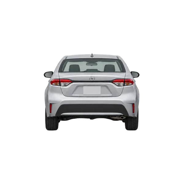 Toyota Sprinter 2020 argent, vue arrière