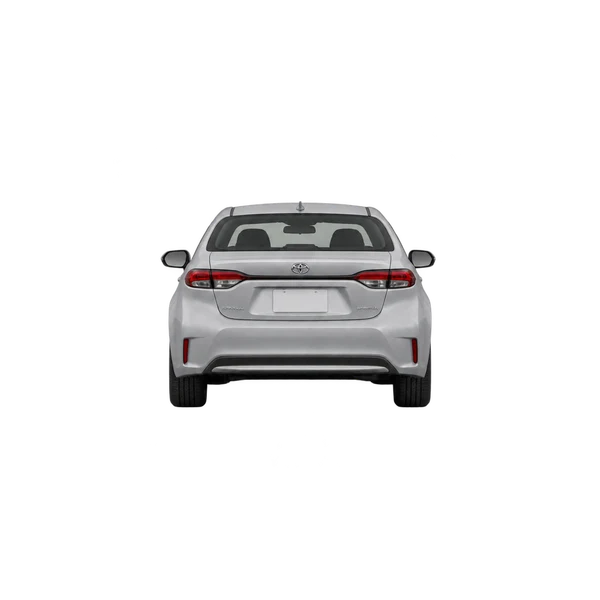 2025 Toyota Sprinter in Silber, Ansicht: Heck