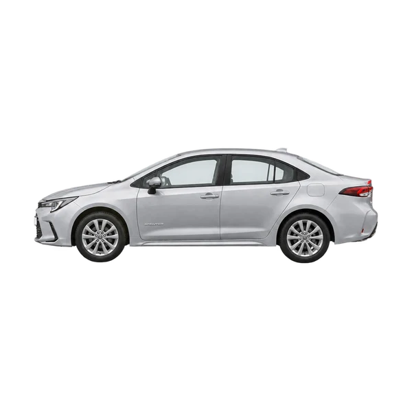 2025 Toyota Sprinter in Silber, Ansicht: Seite (nach links gerichtet)