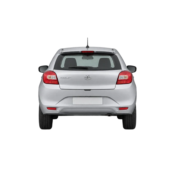 2015 Toyota Starlet in Silber, Ansicht: Heck