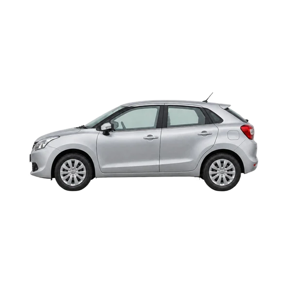 2015 Toyota Starlet in Silber, Ansicht: Seite (nach links gerichtet)