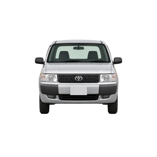 Toyota Succeed 2005 en plateado, vista frontal