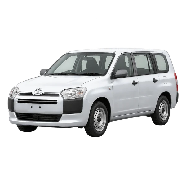 Toyota Succeed 2019 argent, vue trois-quarts avant (orienté vers la gauche)