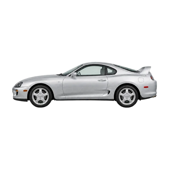 2000 Toyota Supra in Silber, Ansicht: Seite (nach links gerichtet)