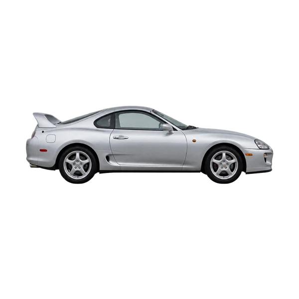 Toyota Supra 2005 argent, vue profil (tourné vers la droite)