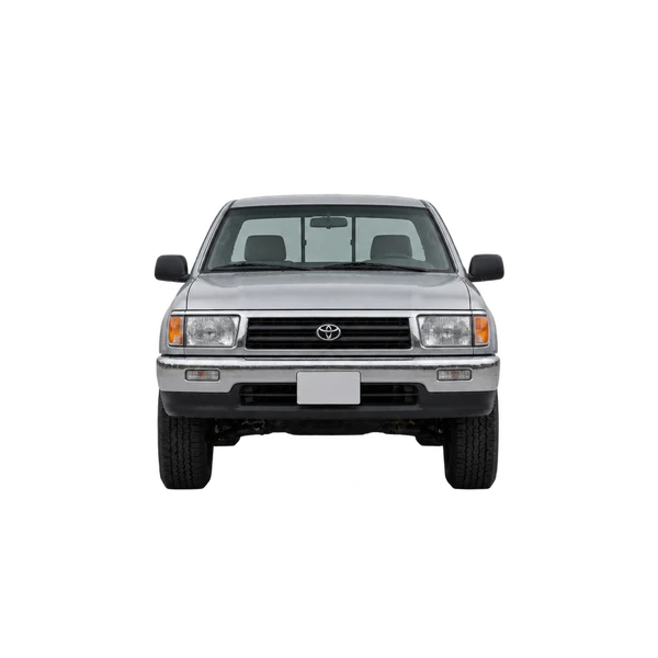Toyota T100 1995 باللون فضي، منظر أمامي