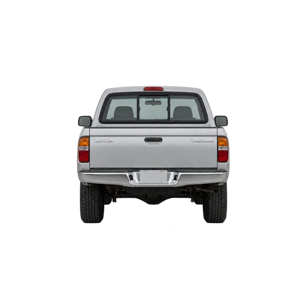 silver 1995 Toyota Tacoma rear view