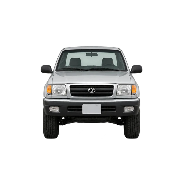 silver 1998 Toyota Tacoma front view