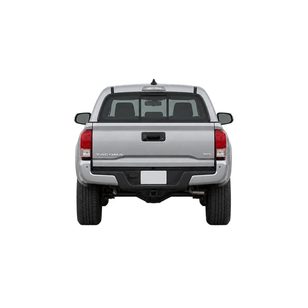 silver 2016 Toyota Tacoma rear view