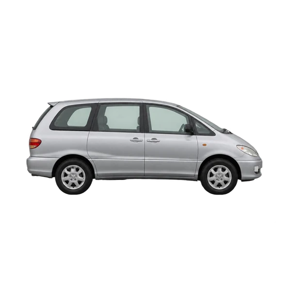 Toyota Tarago 2000 argent, vue profil (tourné vers la droite)