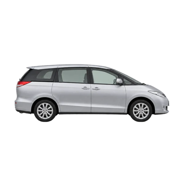 2010 Toyota Tarago in Silber, Ansicht: Seite (nach rechts gewandt)