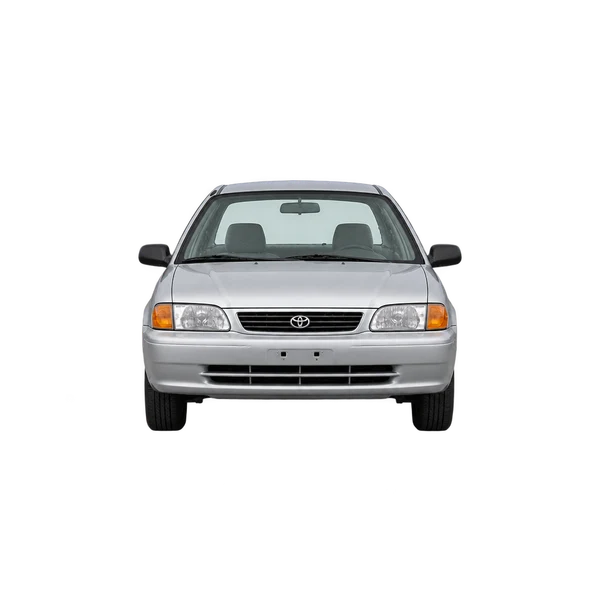 Toyota Tercel 1997 en plateado, vista frontal
