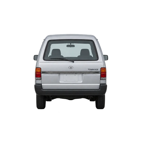 Toyota Townace 1995 باللون فضي، منظر من الخلف