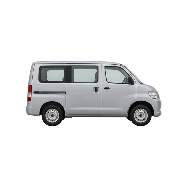 Toyota Townace 2010 باللون فضي، منظر منظر جانبي (باتجاه اليمين)