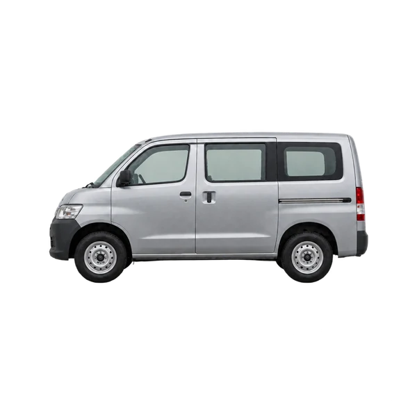 Toyota Townace 2025 باللون فضي، منظر جانبي (متجه إلى اليسار)