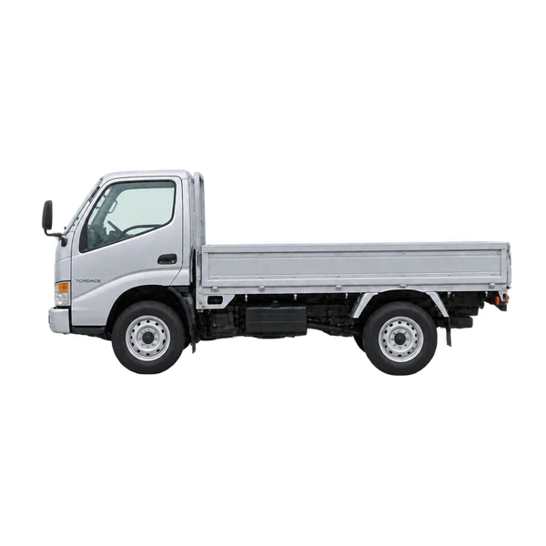 2000 Toyota Toyoace in Silber, Ansicht: Seite (nach links gerichtet)