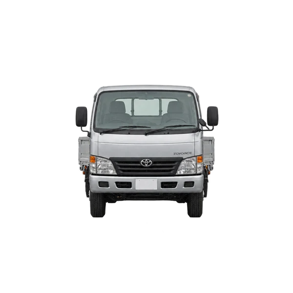 Toyota Toyoace 2005 باللون فضي، منظر أمامي