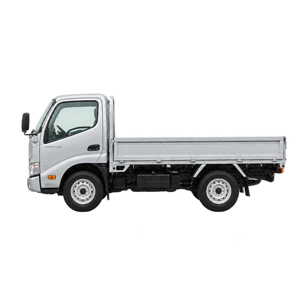 2020 Toyota Toyoace in Silber, Ansicht: Seite (nach links gerichtet)